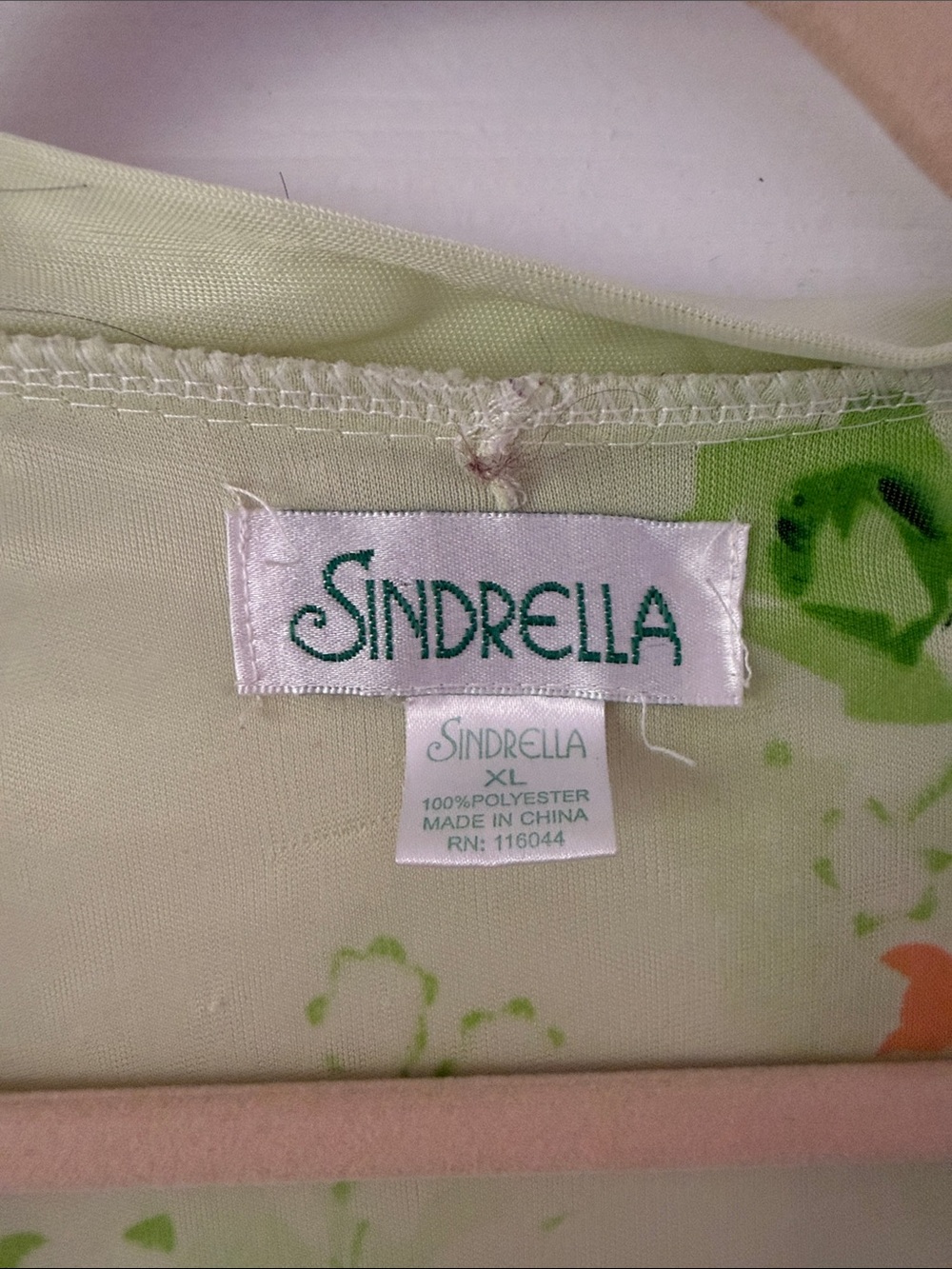 Vintage green nightgown set - Picture 2 of 5